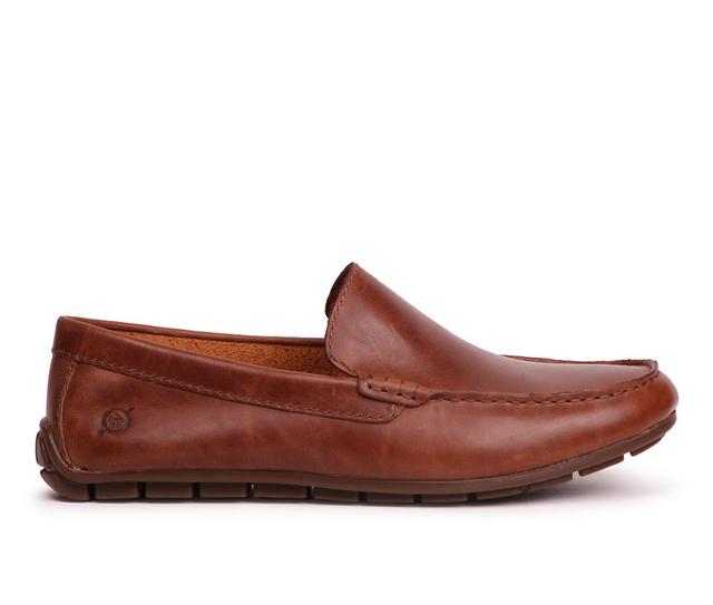 Men's Born Allan Slip-On Shoes in Tan color