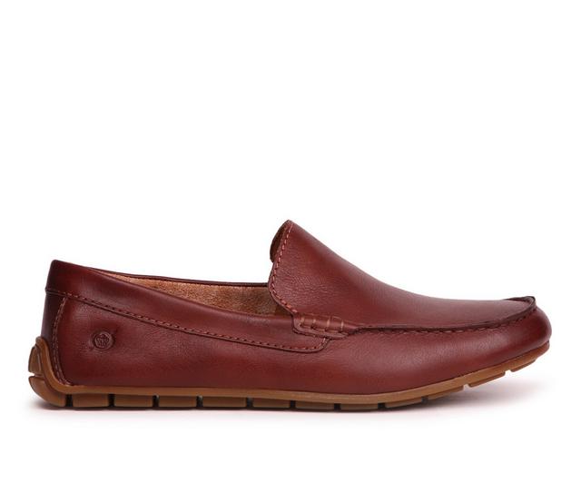 Men's Born Allan Slip-On Shoes in Dark Tan color