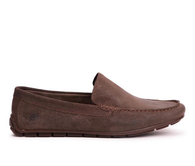 Men's Born Allan Slip-On Shoes in Taupe color