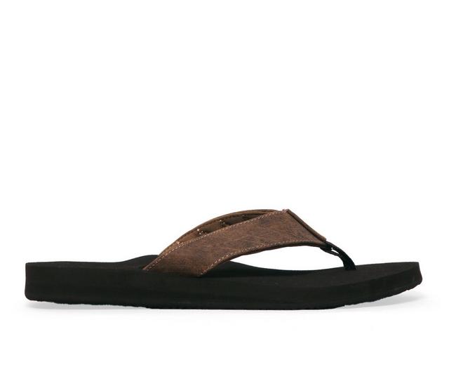 Men's Cobian Floater 2 Flip-Flops in Mocha color