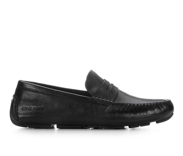 Men's Cole Haan Wyatt Penny Driver Slip-On Shoes in Black color