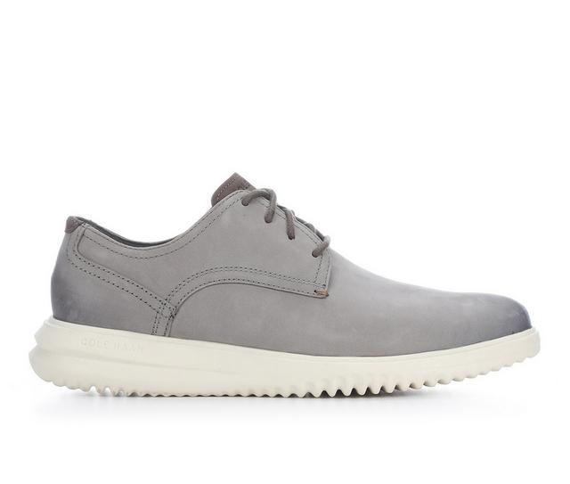 Men's Cole Haan Grand Plain Toe Oxford Dress Shoes in Sea Stone color