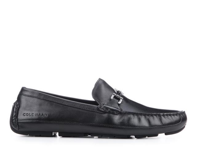 Men's Cole Haan Wyatt Bit Driver Slip-On Shoes in Black color