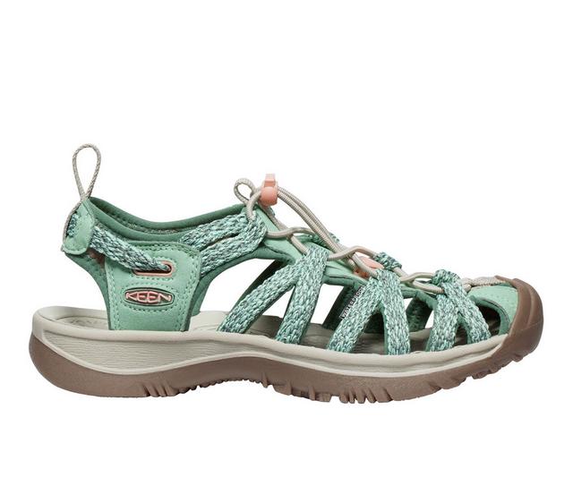 Women's KEEN Utility Whisper in Green/Pea Parf color