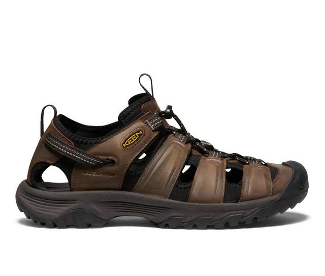 Men's Keen Outdoor Targhee III Outdoor Sandals in BISON/MULCH color