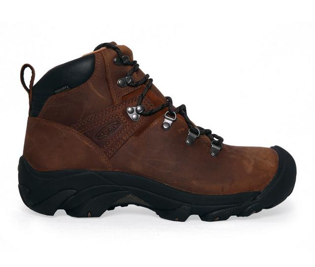 Men's Keen Outdoor Pyrenees Hiking Boots in Syrup color