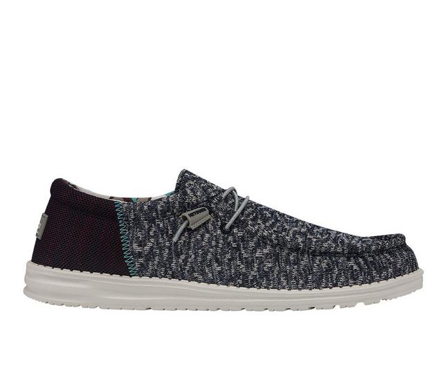 Men's HEYDUDE Wally Funk Casual Shoes in Blue Nights color