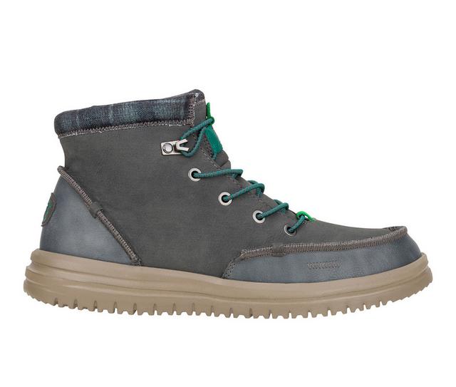 Men's HEYDUDE Bradley Boots in Charcoal color