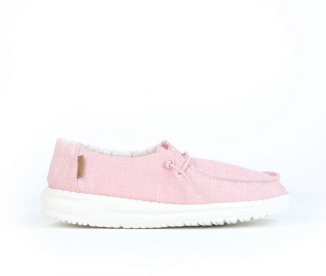 Girls' HEYDUDE Little Kid & Big Kid Wendy Slip-On Shoes in Cotton Candy color