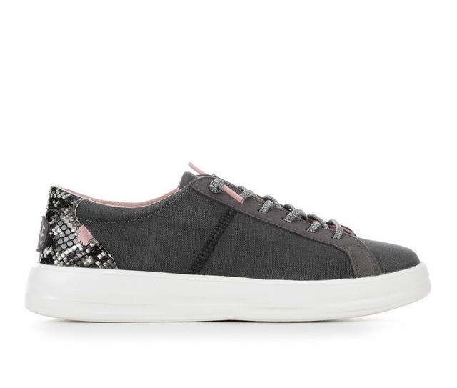 Women's HEYDUDE Karina Casual Shoes in Jet Black color