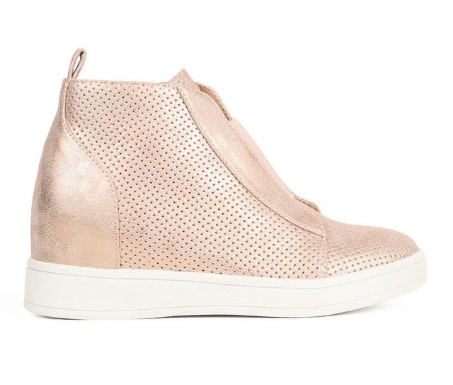 Girls' MIA LIttle Kid & Big Kid Gracey High Top Sneakers in Rose Gold color