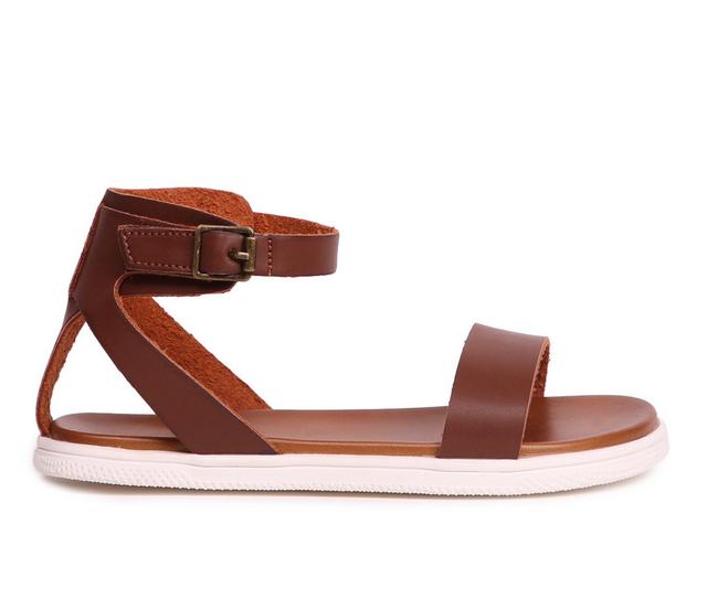 Girls' MIA Toddler & Little Kid & Big Kid Ellen Sandals in Cognac color