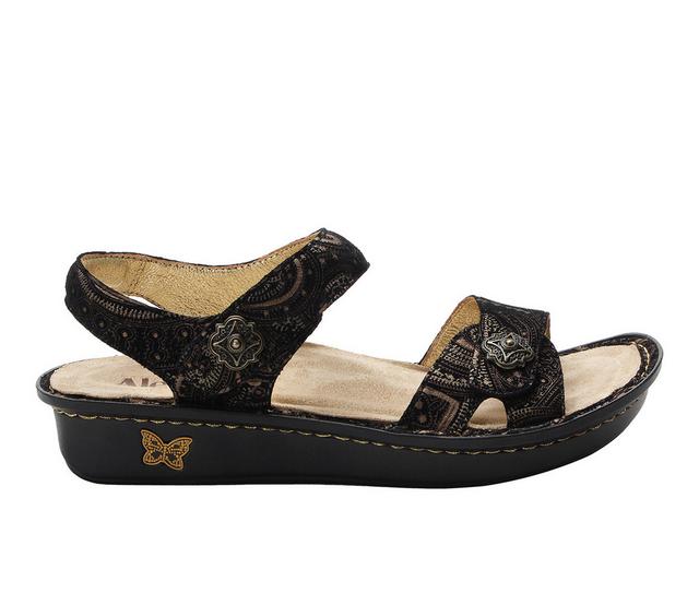 Women's ALEGRIA Vienna Sandals in Swirling Bronze color
