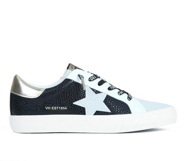 Women's VINTAGE HAVANA Mighty Sneakers in Blk Pebbled/Gry color