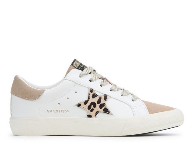 Women's VINTAGE HAVANA Mighty Sneakers in Wht Camel Leop color