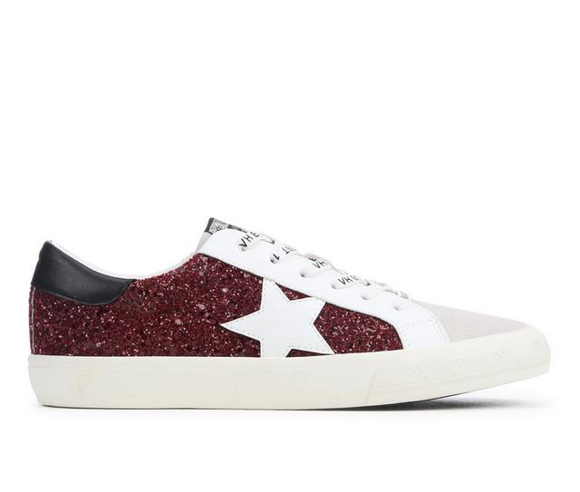 Women's VINTAGE HAVANA Mighty Sneakers in Burg Glit Grey color