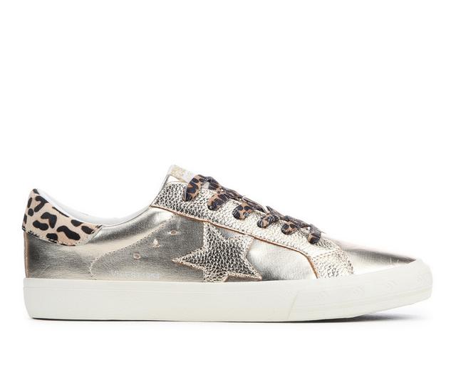 Women's VINTAGE HAVANA Mighty Sneakers in Washed Gld Leop color