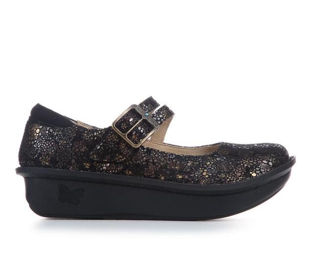 Women's ALEGRIA Paloma Slip Resistant Clogs in Twilight Bloom color