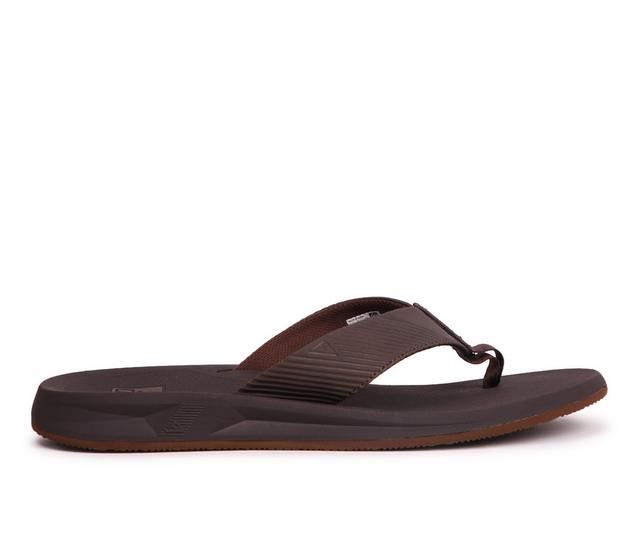 Men's Reef Phantoms 2 Flip-Flops in Dark Brown color