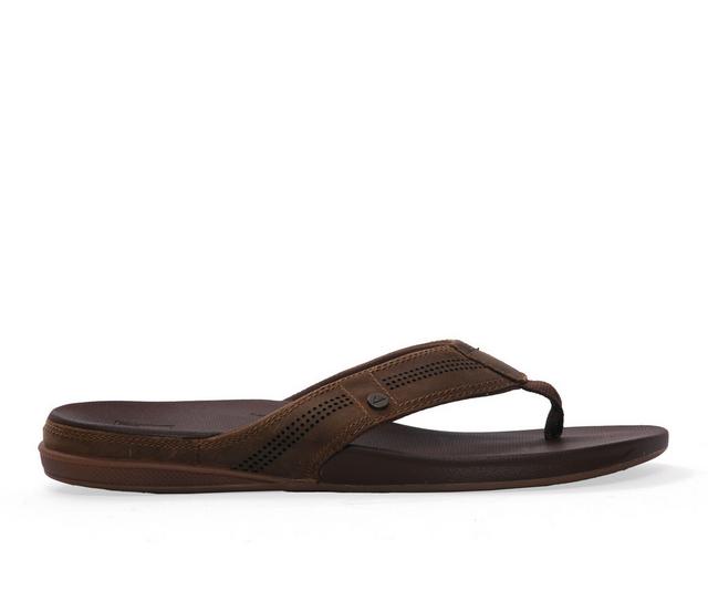 Men's Reef Cushion Bounce Lux Flip-Flops in Toffee color