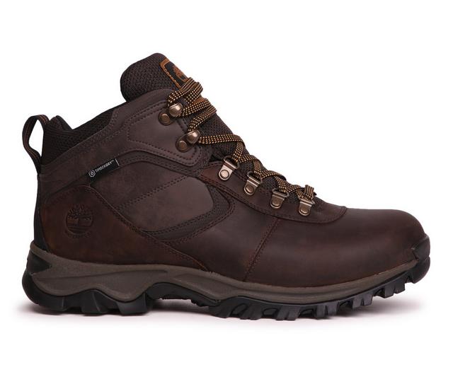 Men's Timberland MT Maddsen Hiking Boots in Dark Brown color