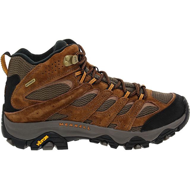 Merrell Moab 3 Mid Waterproof Hiking Boots in Earth color