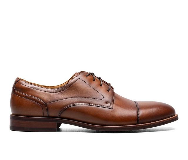 Men's Florsheim Rucci Cap Toe Oxford Dress Shoes in Cognac Smooth color