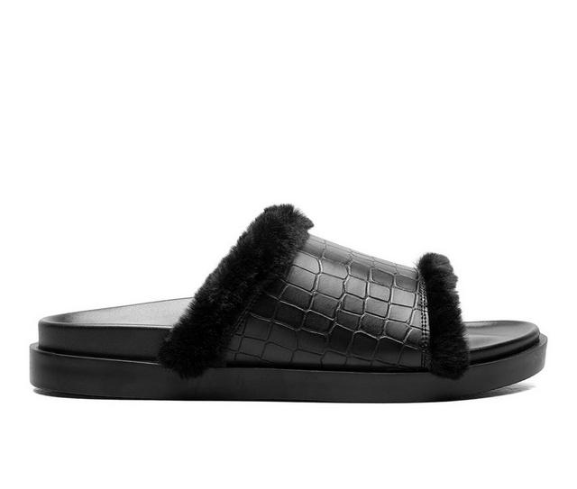 Women's Stacy Adams Monty Slide Sandals in Black color