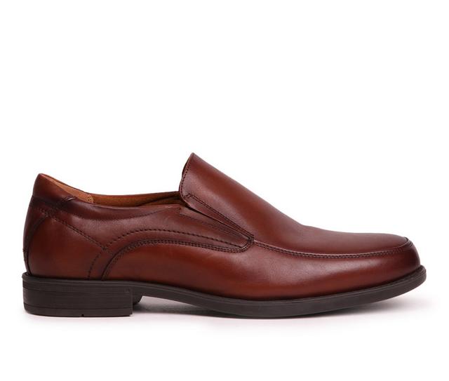 Men's Florsheim Midtown Slip-On Dress Shoes in Cognac color