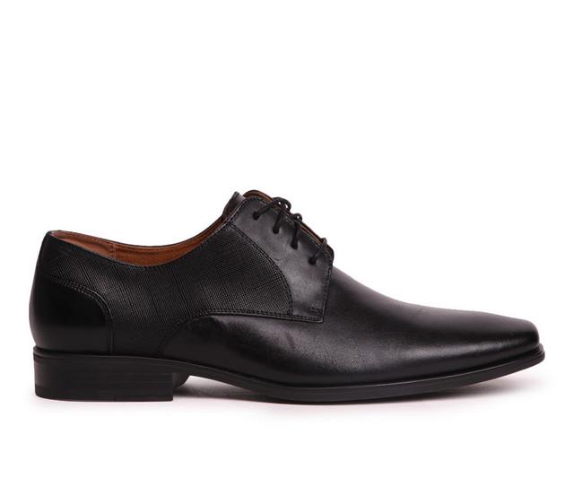 Men's Florsheim Jackson Plain Toe Dress Shoes in Black color