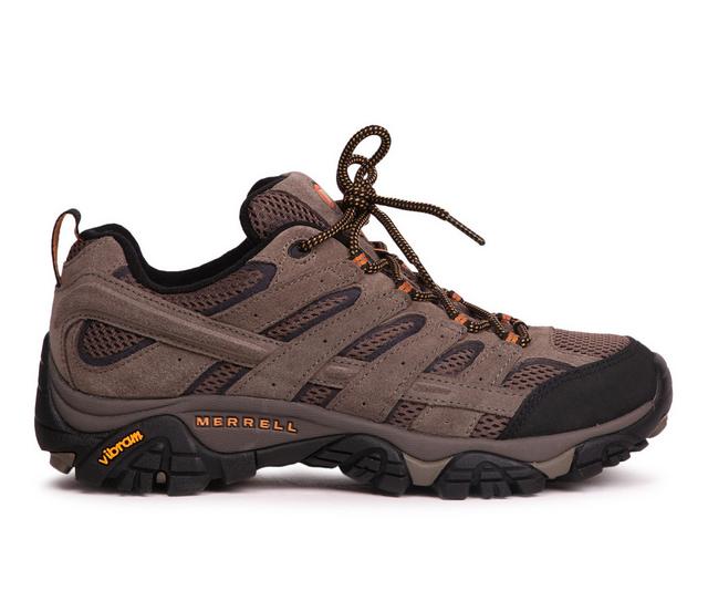 Men's Merrell Moab 2 Vent Hiking Boots in WALNUT color