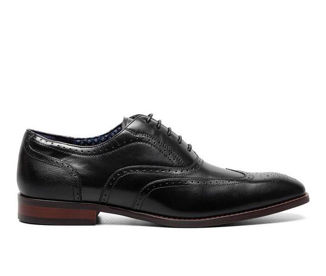 Men's Stacy Adams Kaine Dress Oxfords in Black color