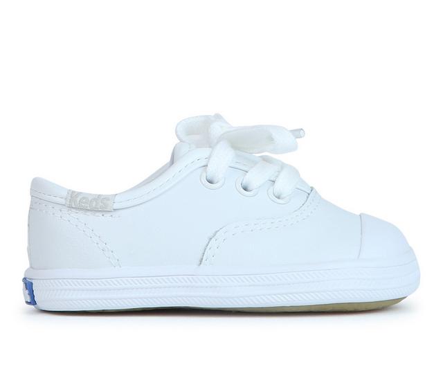 Girls' Keds Infant Lace Toecap in White color