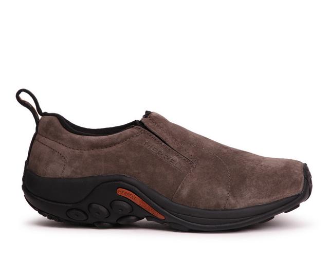 Men's Merrell Jungle Moc Slip-On Shoes in Gunsmoke color