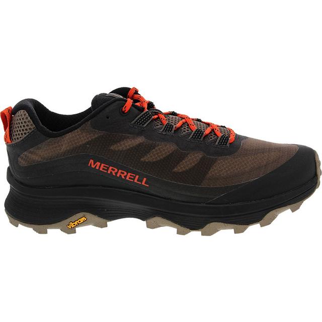 Men's Merrell Moab Speed Dress Shoes in Brindle color