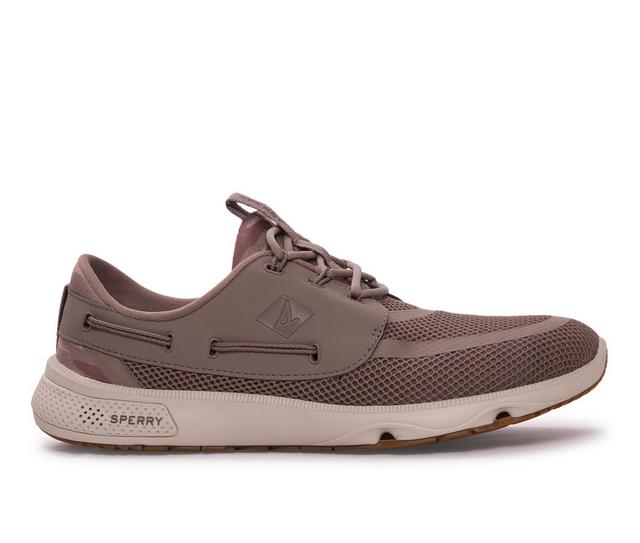 Men's Sperry 7 Seas 3-Eye-M Dress Shoes in Taupe color