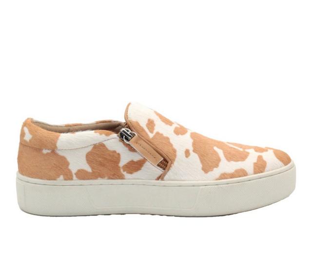 Women's Very Volatile Normande Slip-On Shoes in Tan/White/Cow color