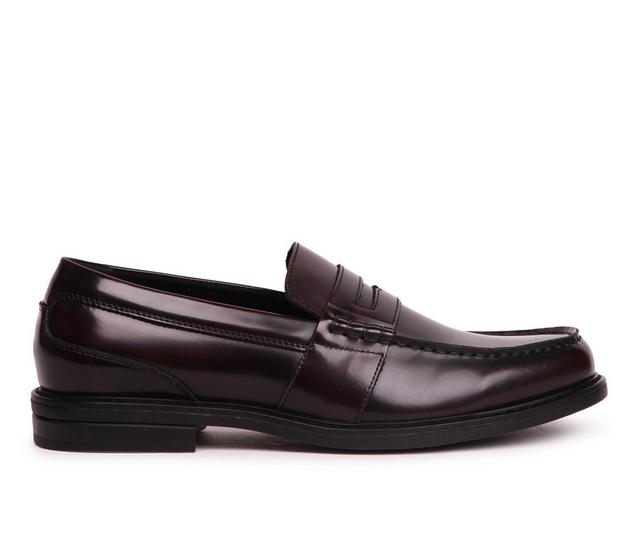 Men's Nunn Bush Lincoln 85538 Dress Shoes in Burgundy color