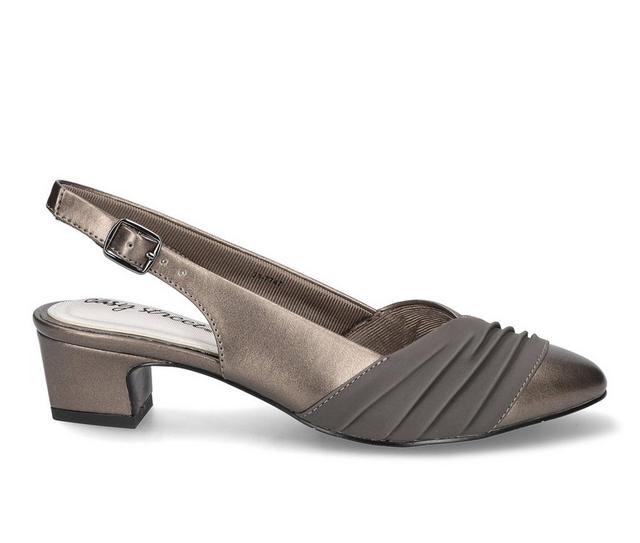 Women's Easy Street Bates Pumps in Pewter color