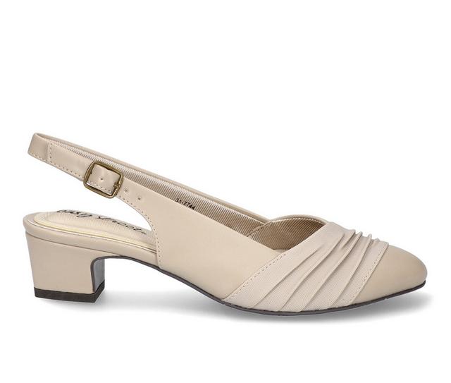 Women's Easy Street Bates Pumps in Mushroom color