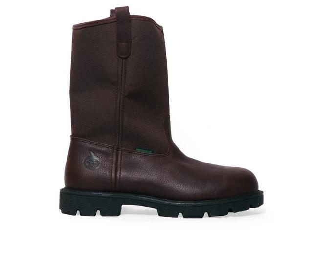 Men's Georgia Boot 11 Inch Homeland ST Work Boots in Brown color