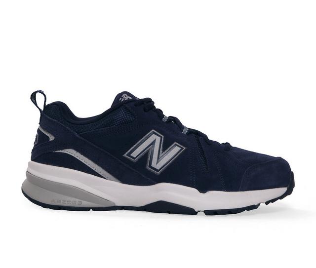 Men's New Balance 608 V5 Training Shoes in Navy color