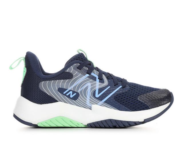 Kids' New Balance Little Kid Rave Run Running Shoes in Navy/Elctrc Blu color