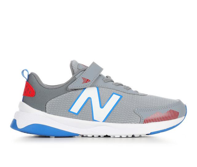 Boys' New Balance Little Kid 545 Running Shoes in Steel/Red/Blue color