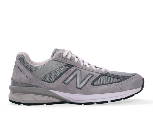 Women's New Balance 990v5 Heritage Runner Running Sneakers in Grey color