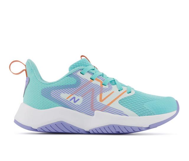 Boys' New Balance Little Kid Rave Run V2 Running Shoes in Peach color