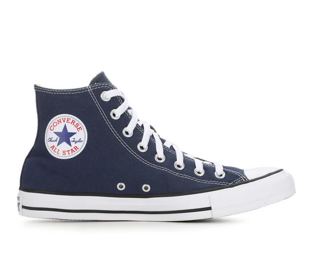 Adults' Converse Chuck Taylor All Star Canvas Hi Sneakers in Navy color