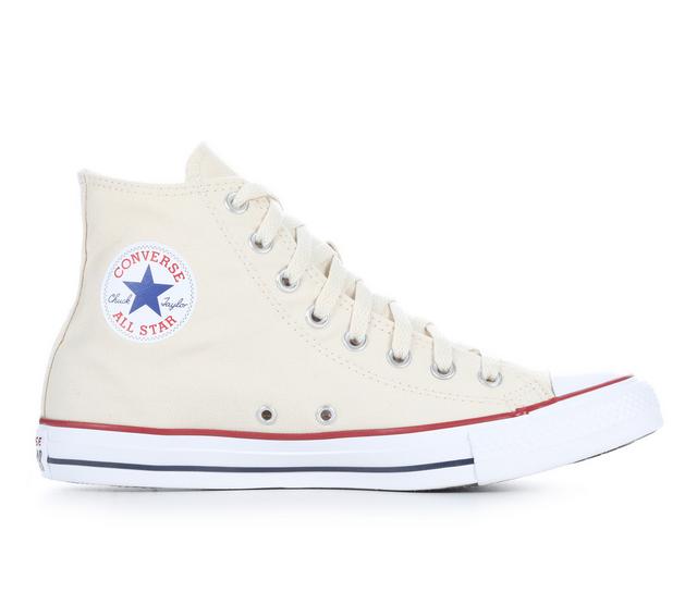 Adults' Converse Chuck Taylor All Star Canvas Hi Sneakers in Natural Ivory color