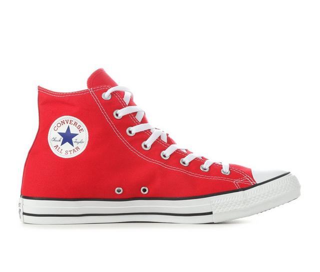 Adults' Converse Chuck Taylor All Star Canvas Hi Sneakers in Red color