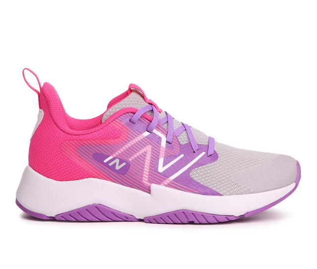 Girls' New Balance Little Kid & Big Kid Rave Run Running Shoes in Summer Fog Purp color